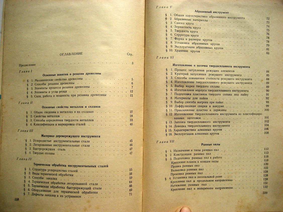 Швырев Ф. Подготовка и эксплуатация дереворежущего инструмента.