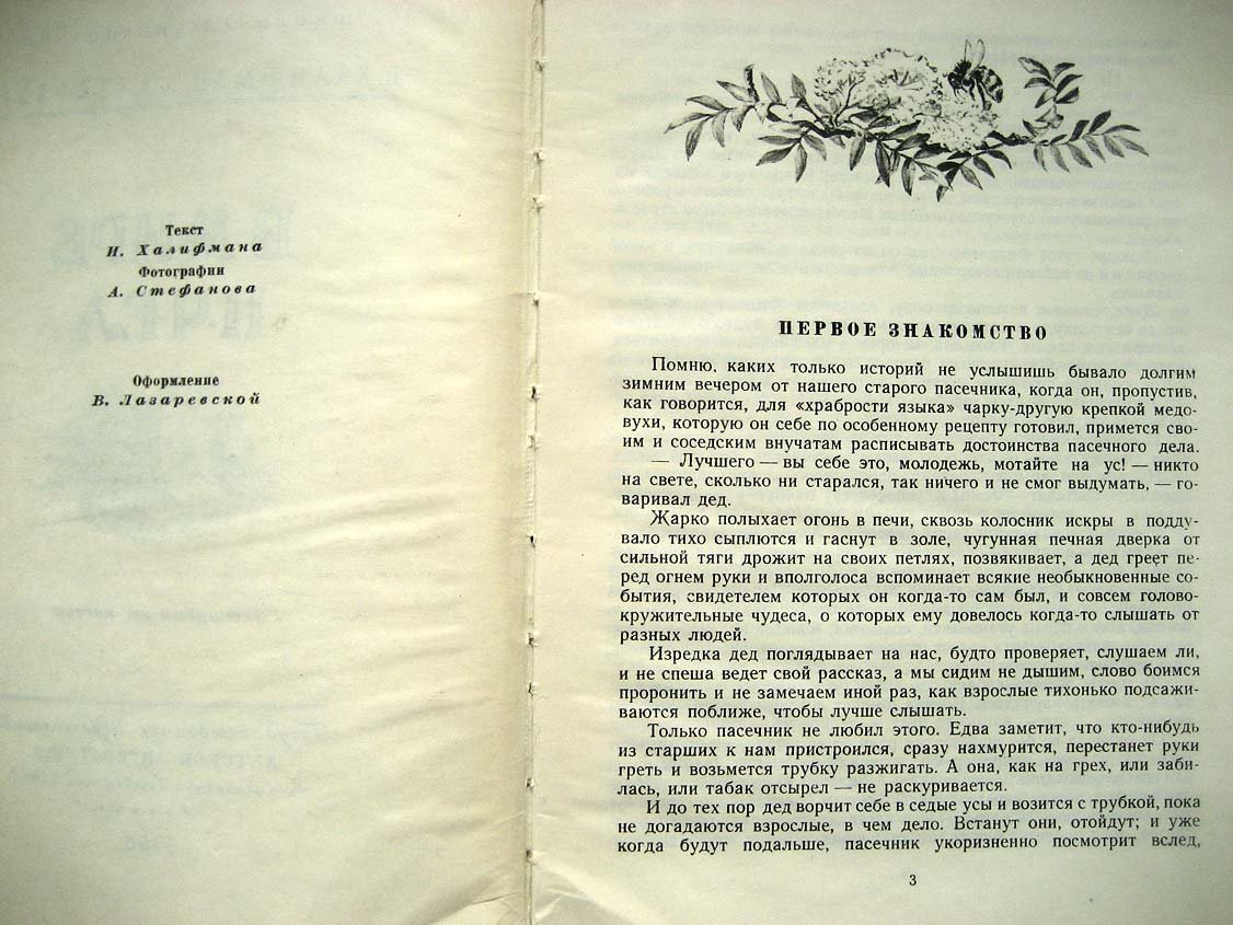 Халифман И. В мире пчел. Экскурсия на пасеку