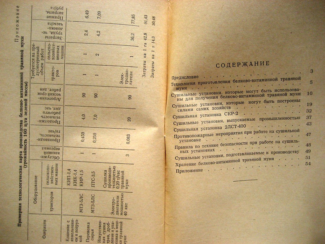 Рекомендации по производству белково-витаминной травяной муки.