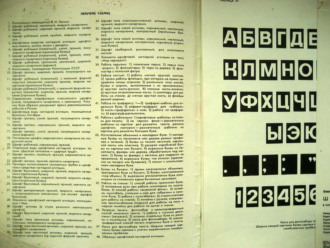 Снарский О. Шрифт в наглядной агитации.