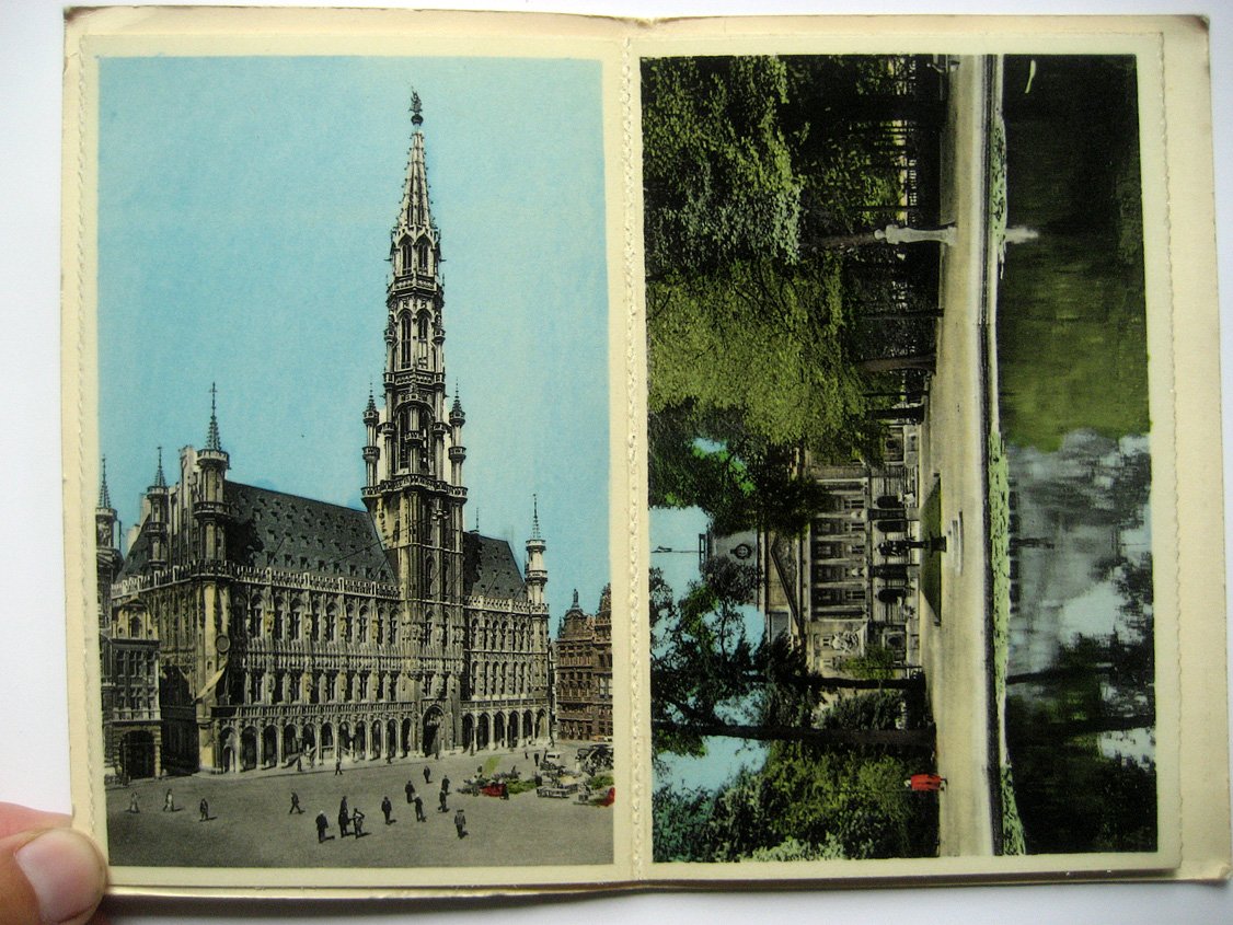 Bruxelles (Брюссель). Цветные почтовые карточки