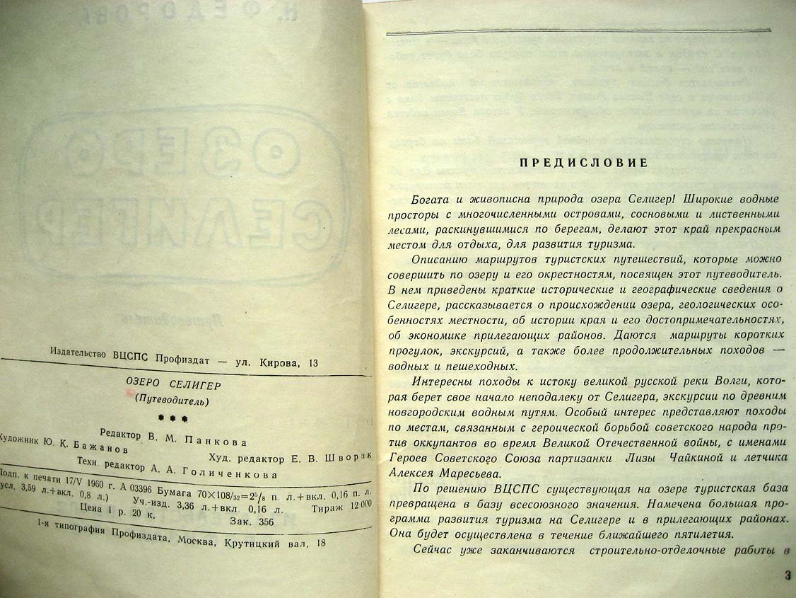 Федорова Н. Озеро Селигер.