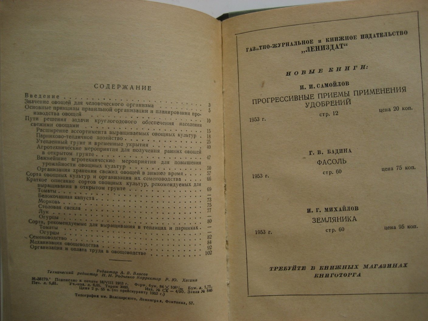 Брежнев Д. Свежие овощи - в течении всего года.