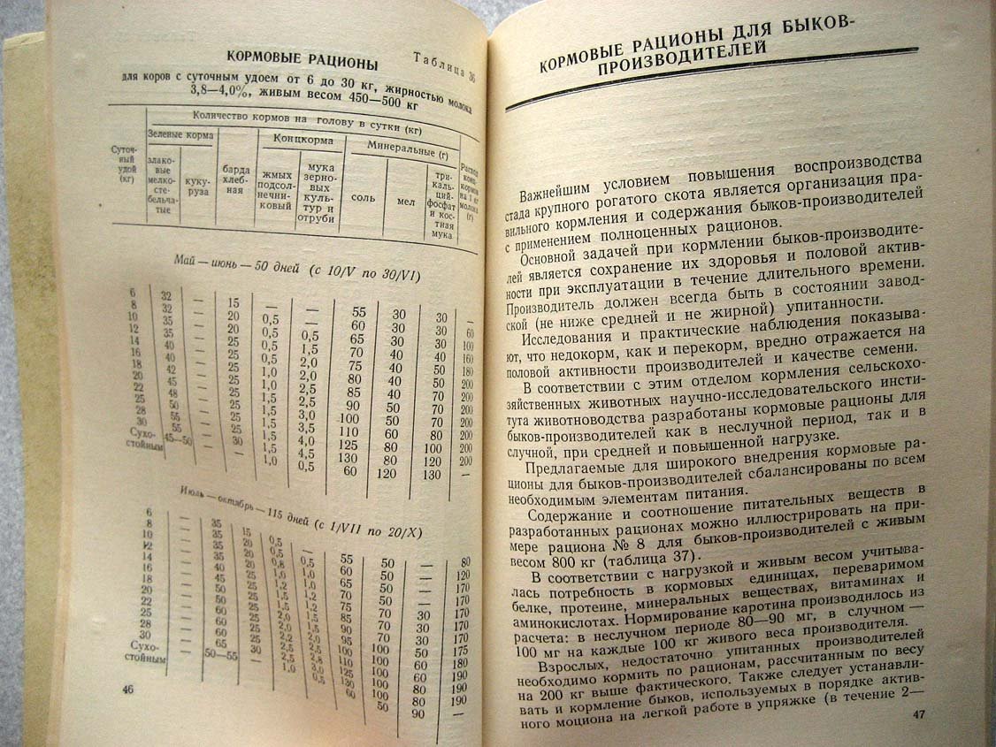 Пахучий В. Примерные рационы кормления крупного рогатого скота, свиней и овец