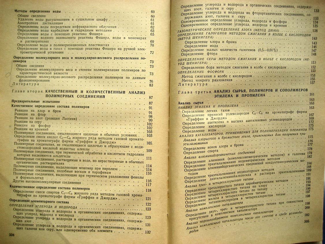 Анализ полимеризационных пластмасс.