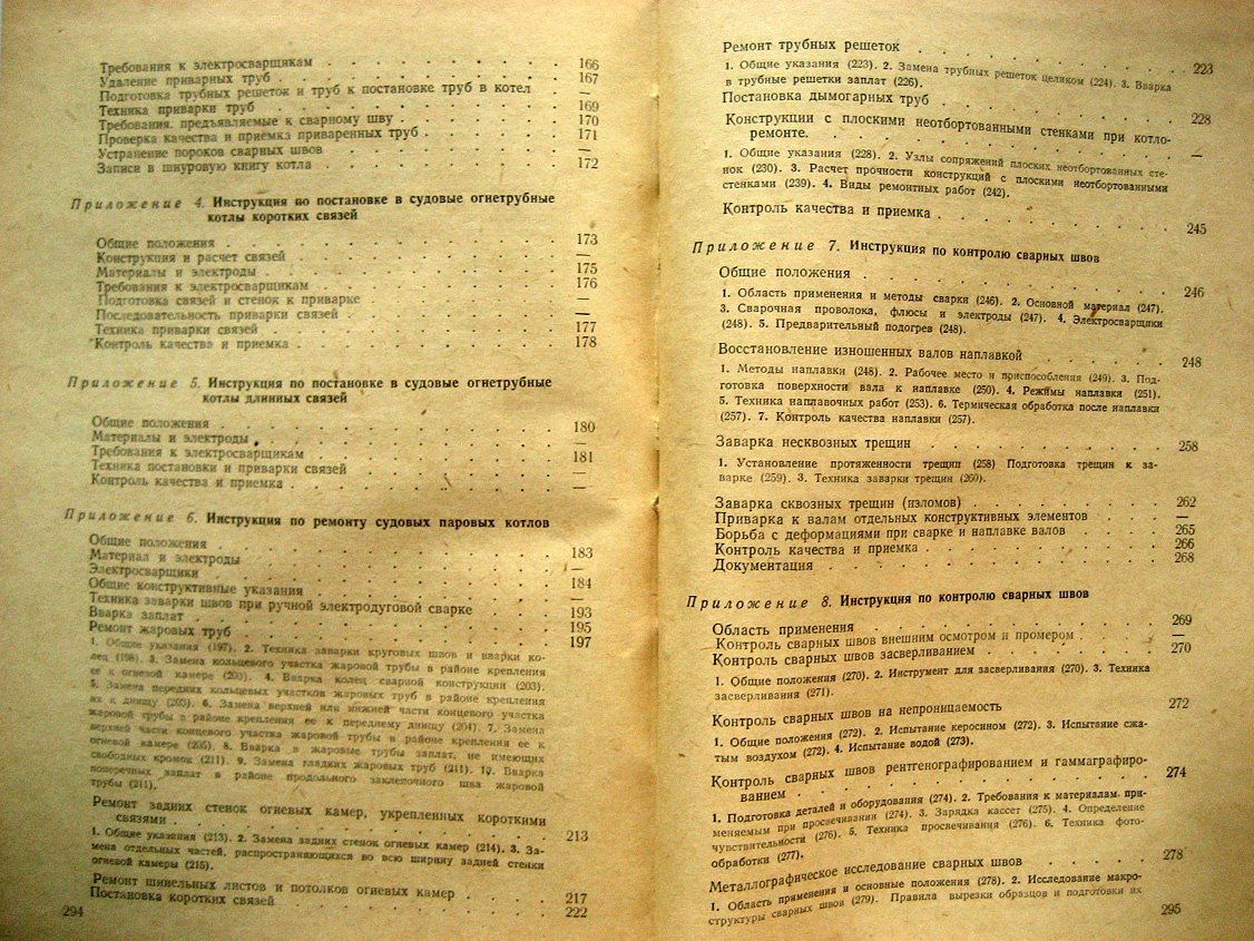Правила применения сварки в судостроении и судоремонте.