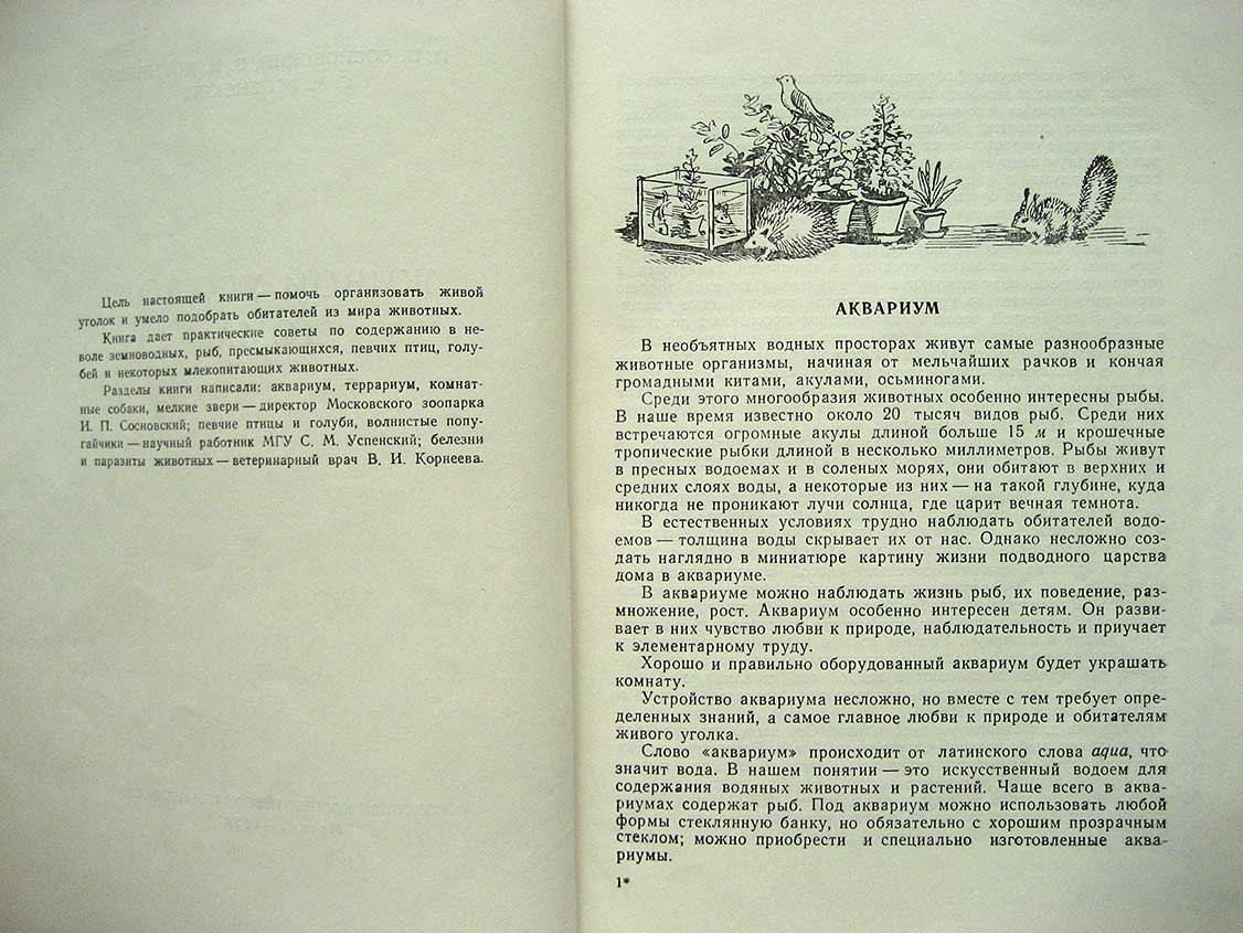 Сосновский И., Корнеева В. Живой уголок дома.