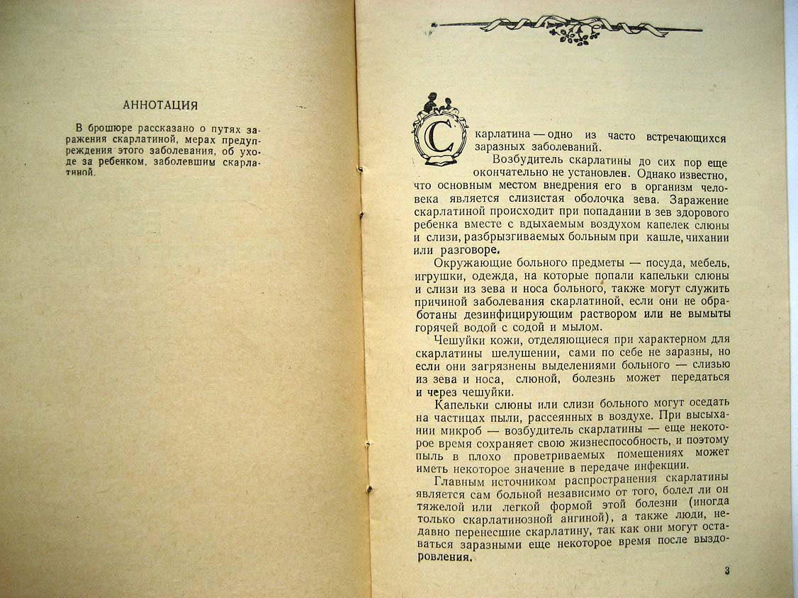 Додонова О. Скарлатина и ее предупреждение.