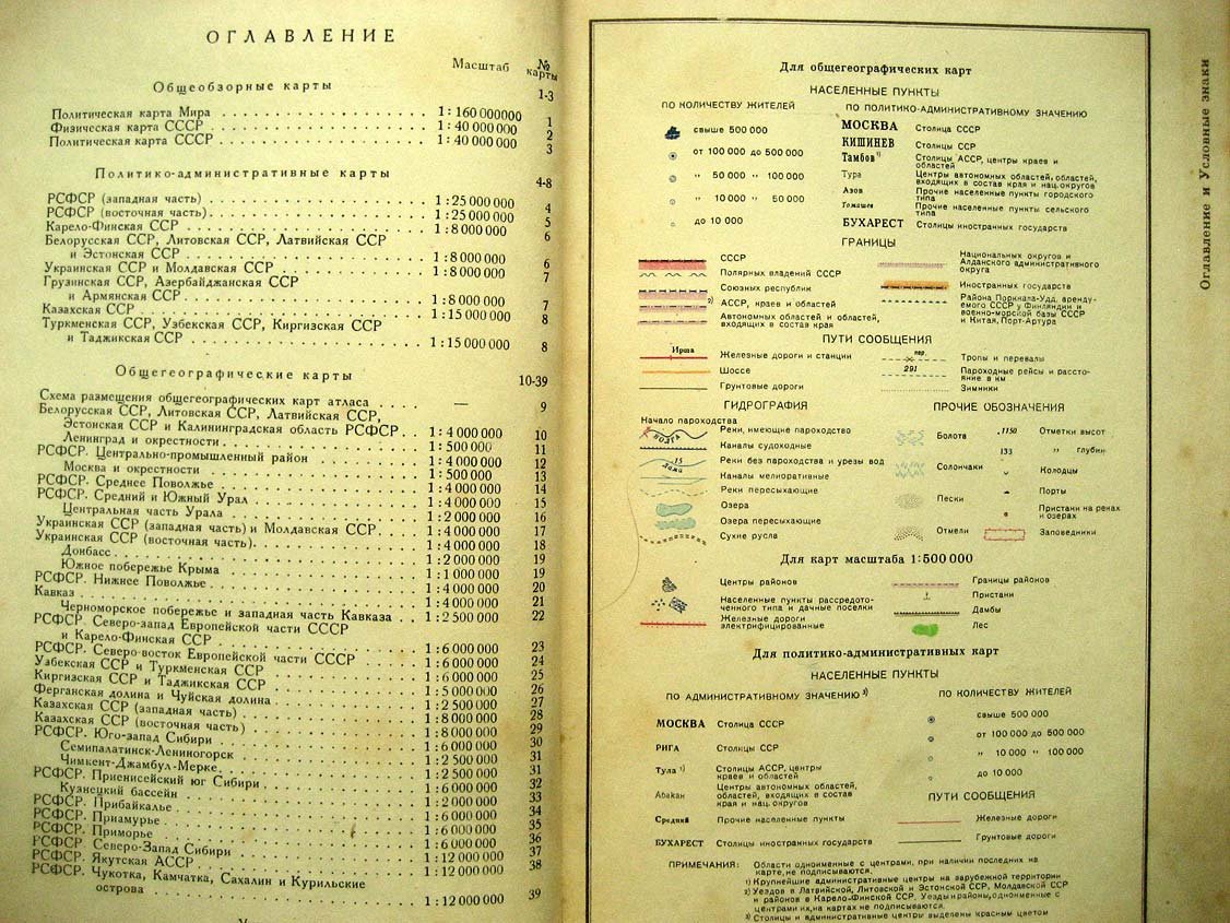 Атлас СССР.