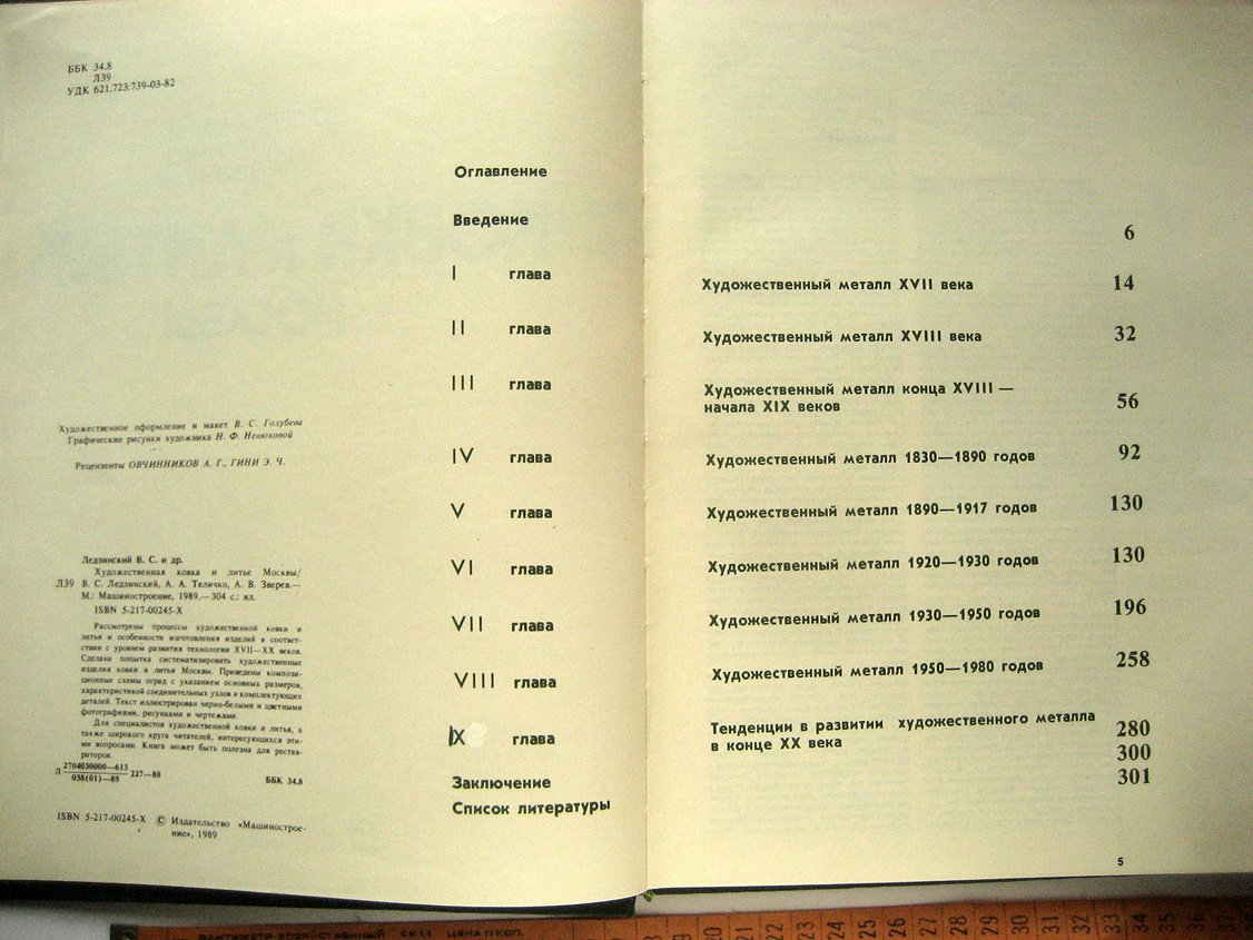 Ледзинский В., Теличко А., Зверев А. Художественная ковка и литье Москвы.