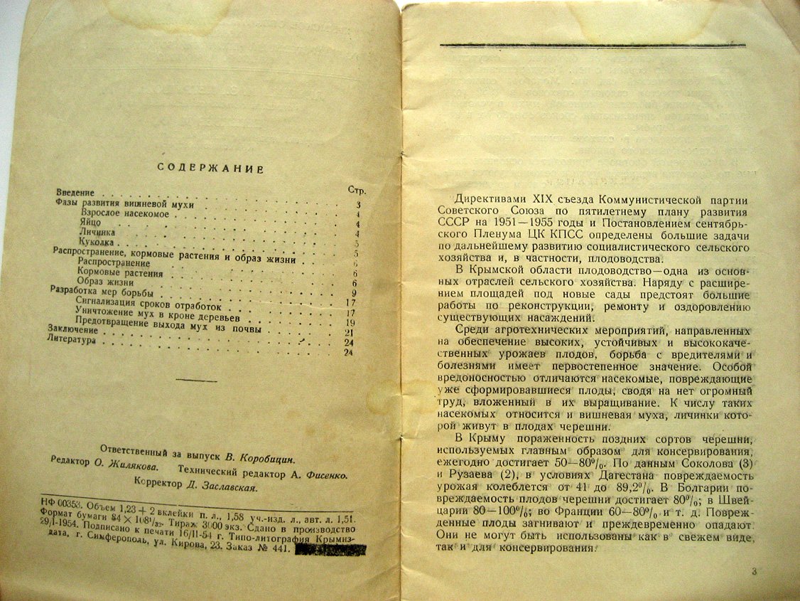 Лившиц И., Петрушова Н., Евгеньев М. Вишневая муха (биология и меры борьбы).