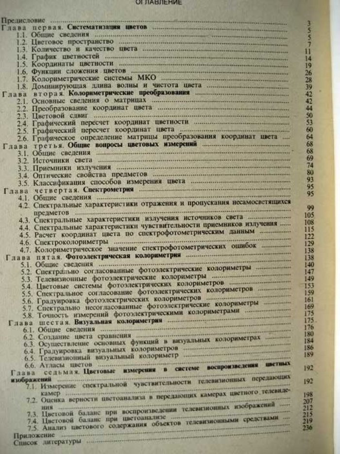 Кривошеев М. Цветовые измерения.