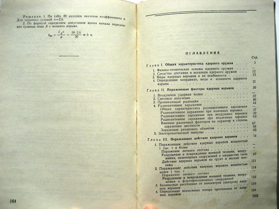 Краткий справочник по боевым свойствам ядерного оружия.