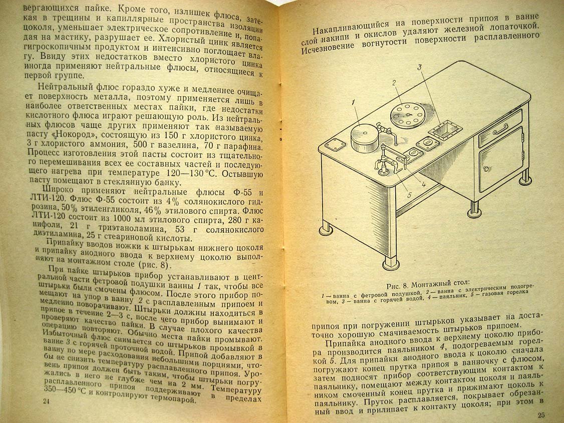 Каменецкий И. Цоколевка, маркировка и тренировка электровакуумных приборов