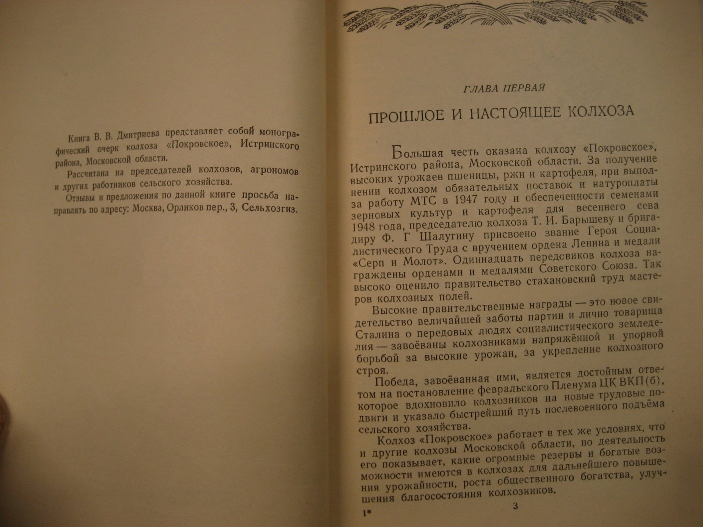 Дмитриев В. Колхоз Покровское.