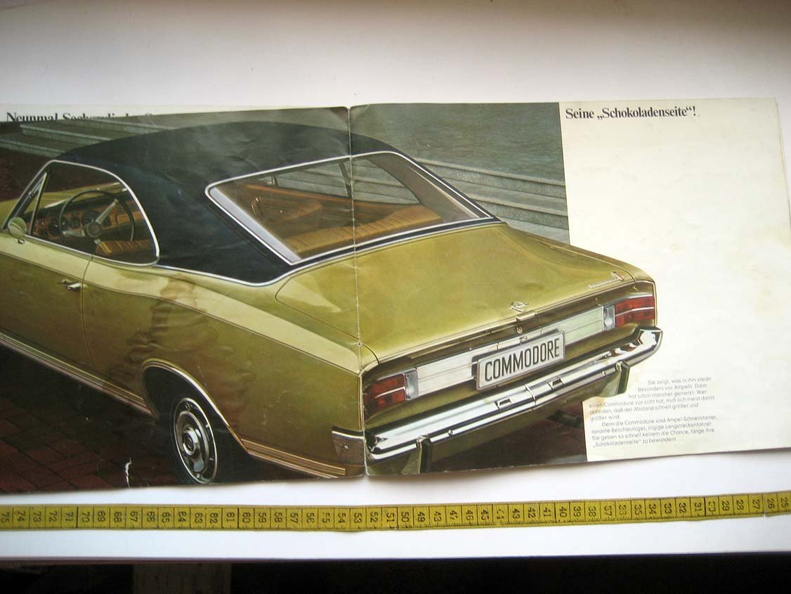 Opel Commodore (реклама).