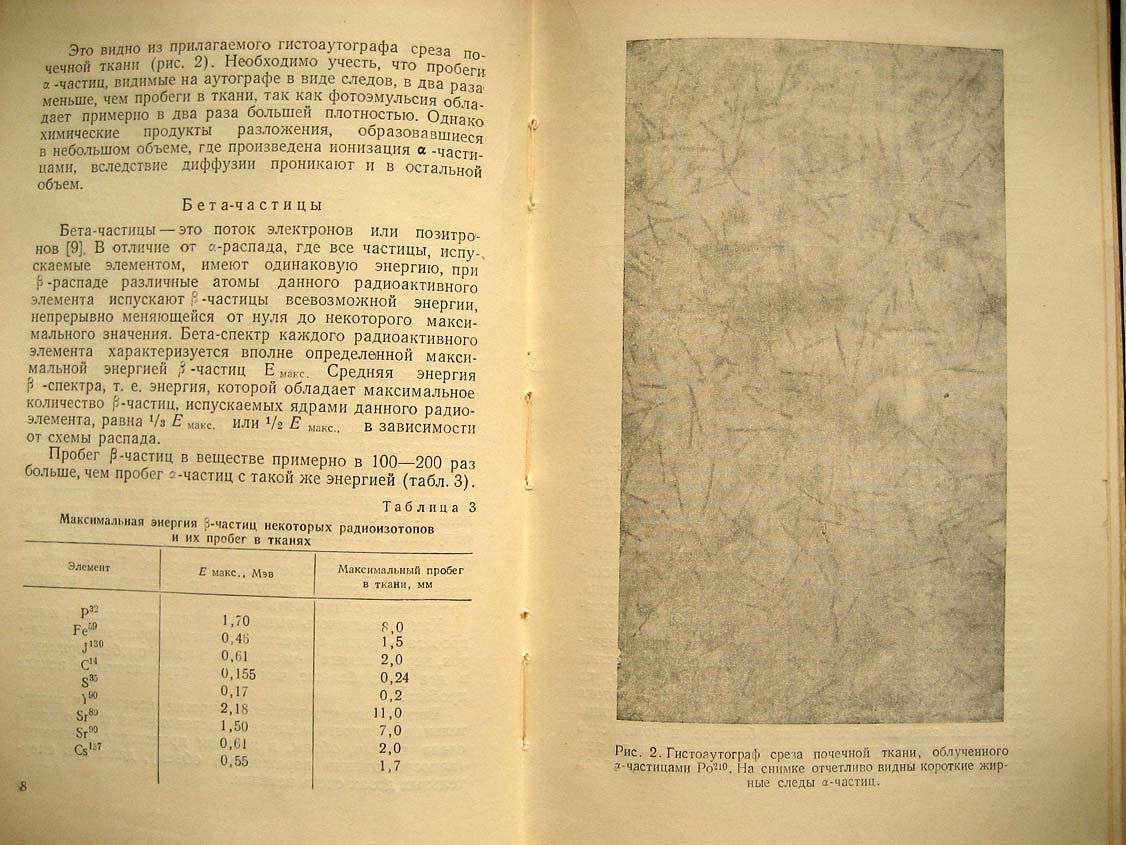 Тарусов Б. Основы биологического действия радиоактивных излучений.