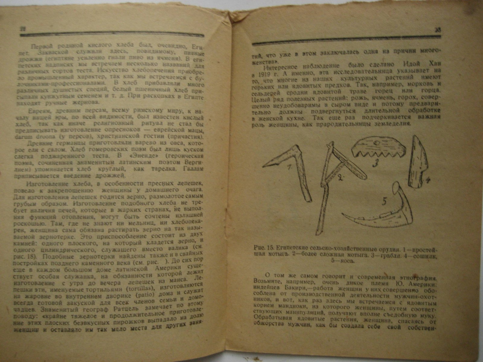 Манасеин И. Происхождение земледелия.
