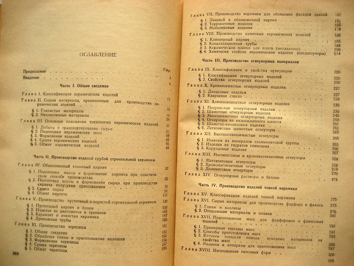 Юшкевич М. Технология керамики.