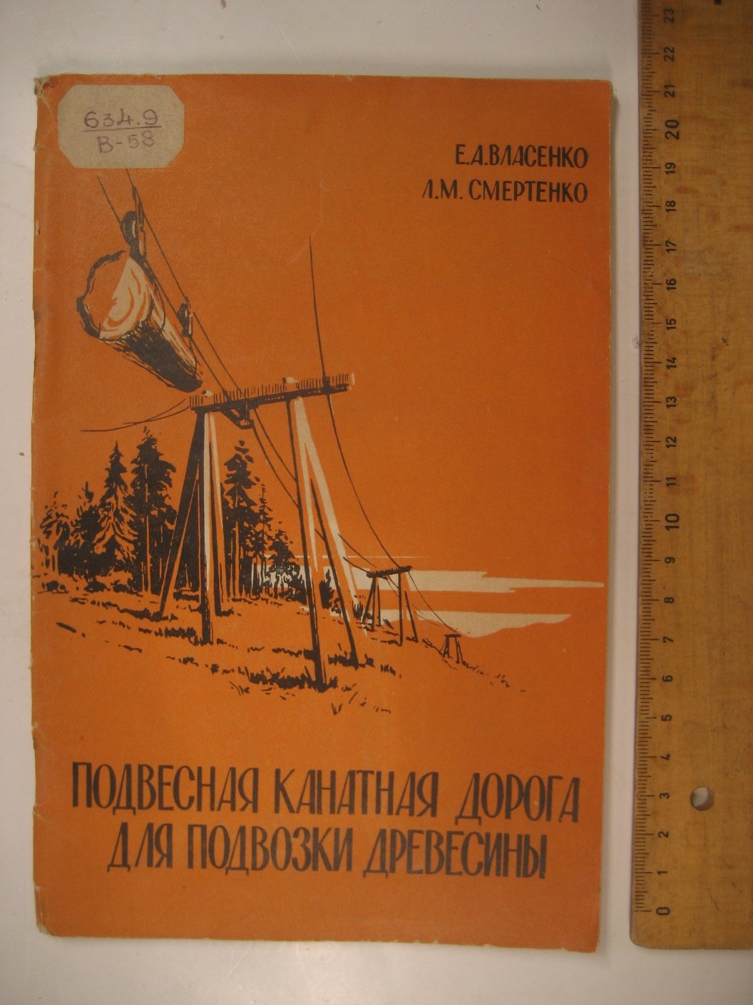 Власенко Е., Смертенко Л. Подвесная канатная дорога для подвозки древесины.
