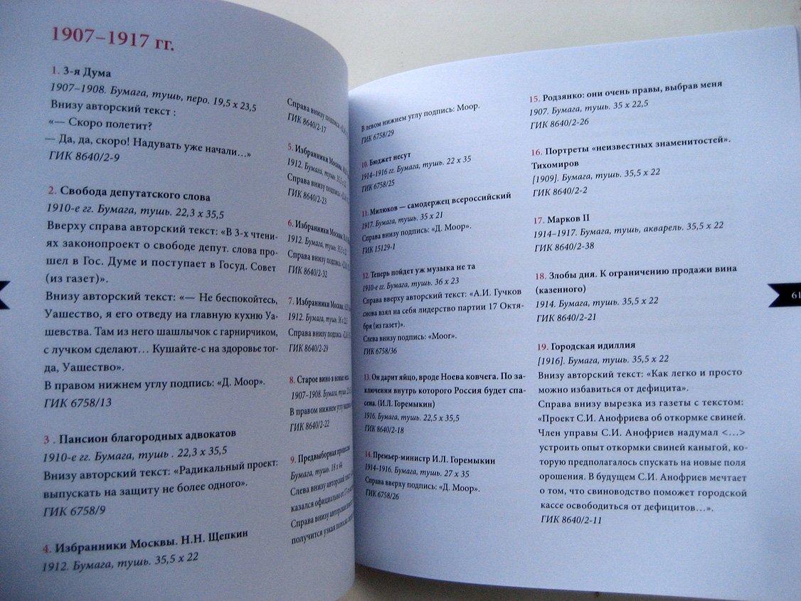 Срочно в номер! Газетная и журнальная сатирическая графика Д.С. Моора (1883-1946) из коллекции Государственного центрального музея современной истории России