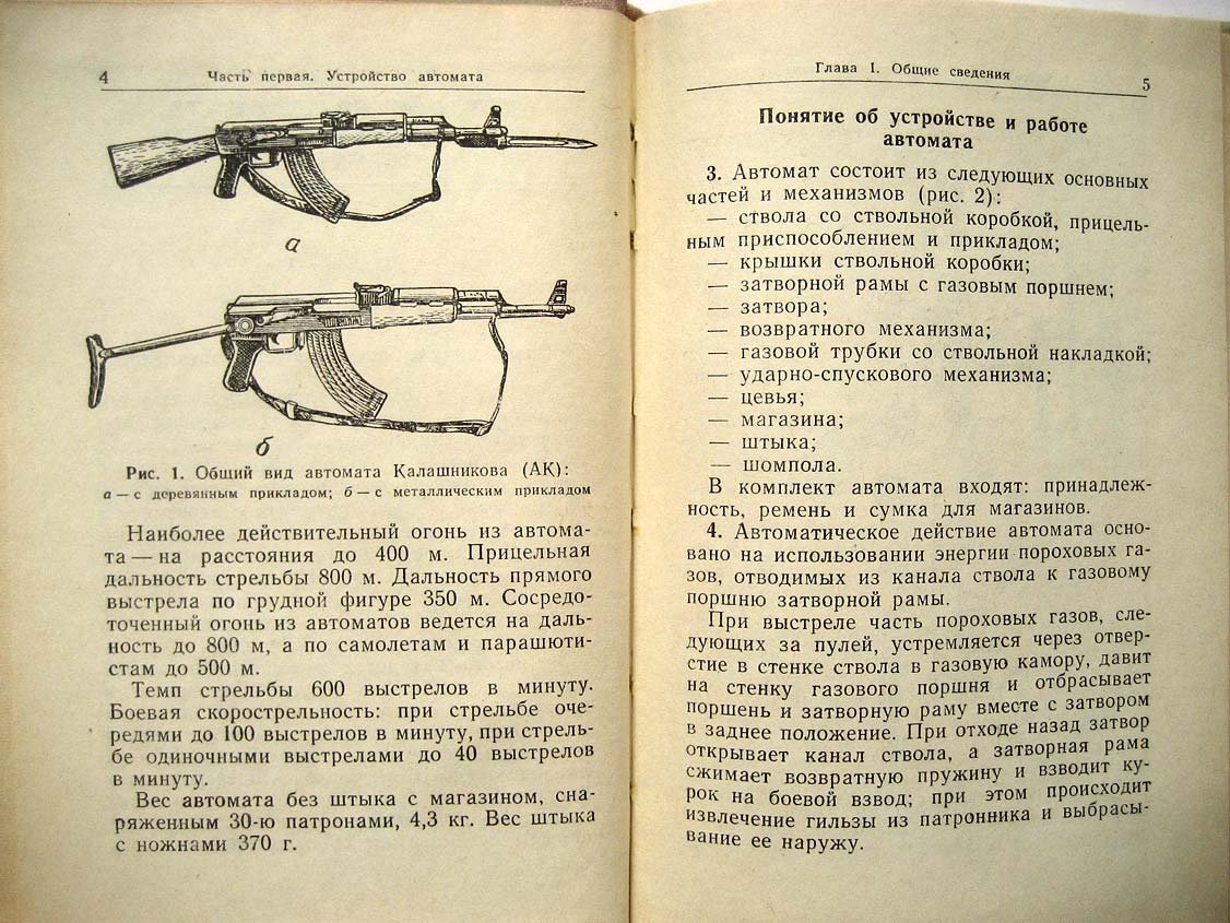 Наставления по стрелковому делу. 7,62-мм автомат Калашникова (АК)