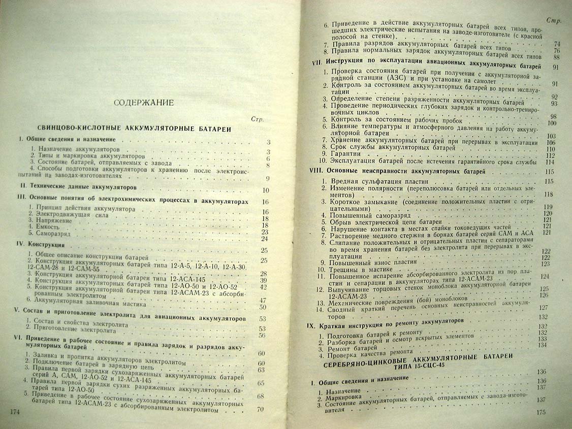 Авиационные аккумуляторы.