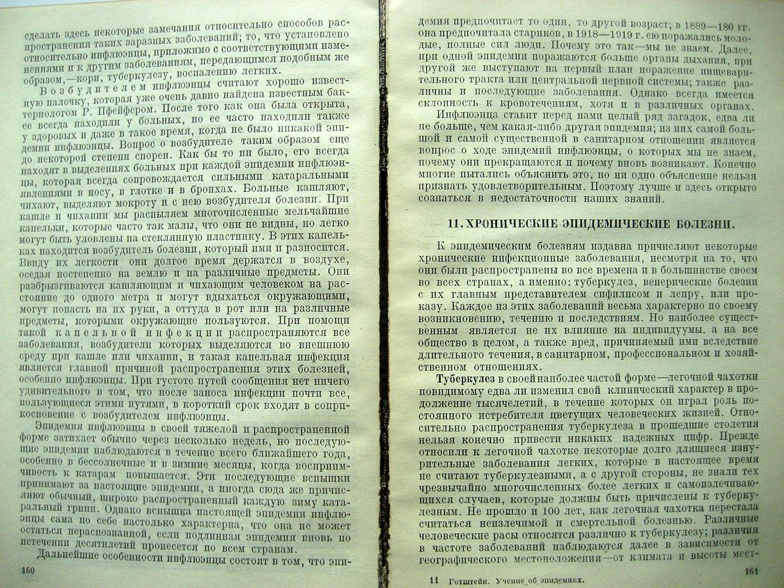 Готштейн А., Добрейцер И. Учение об эпидемиях.