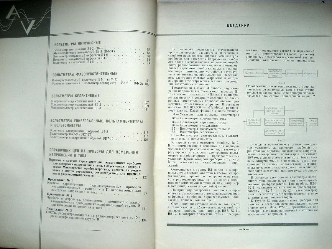 Каталог Изделия радиопромышленности. Том 3. Приборы для измерения напряжения и тока