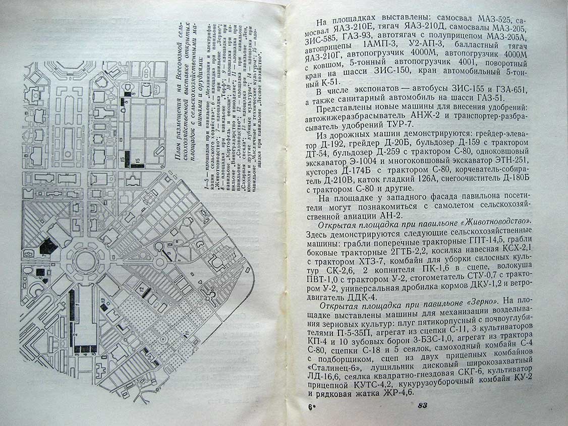 ВСХВ. Механизация и электрификация сельского хозяйства. Путеводитель