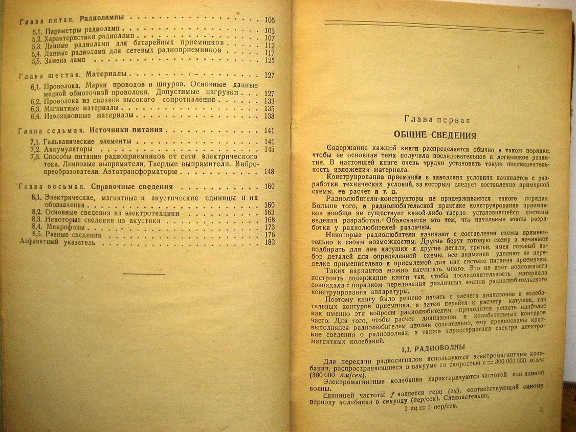 Элементы и детали любительских радиоприемников.