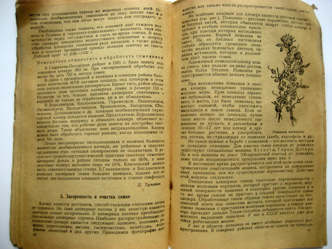 Дворников В. За овладение агротехникой клеверосеяния.