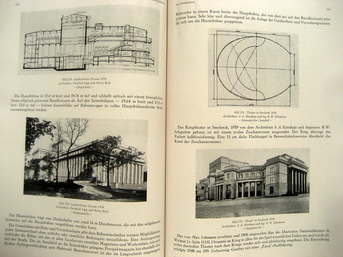 Werner E. Theatergebaude. Band 1. Geschichtliche Entwicklun (Театральные здания. Том 1. История)