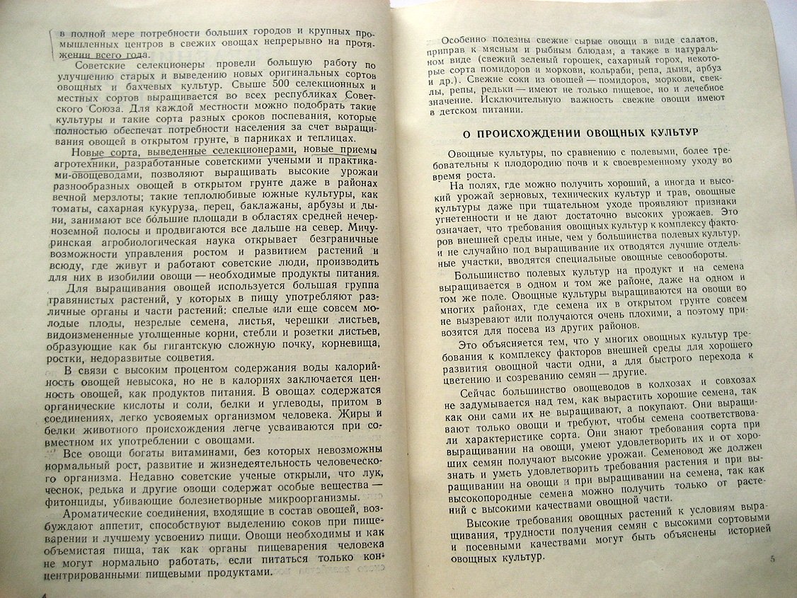 Семеноводство овощных культур для нечерноземной полосы СССР.