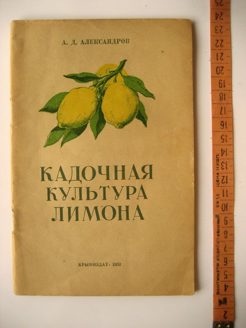 Александров А. Кадочная культура лимона.