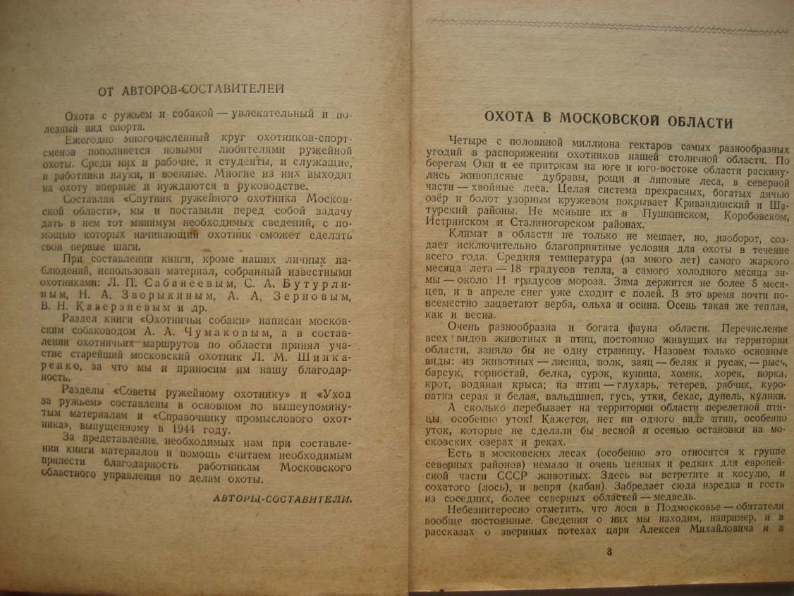 Спутник ружейного охотника.