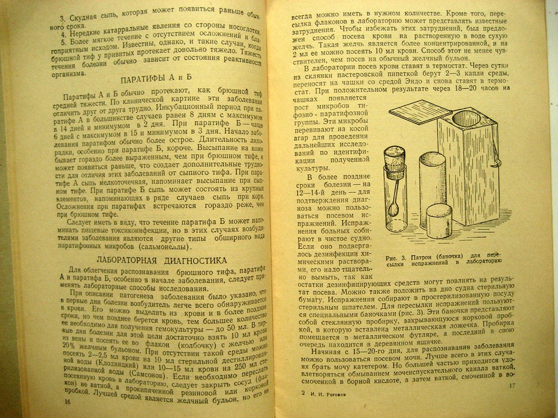 Рогозин И. Профилактика брюшного тифа и паратифов А и Б.