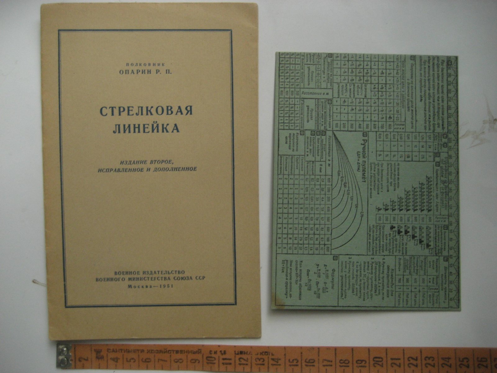 Опарин Р. Стрелковая линейка.