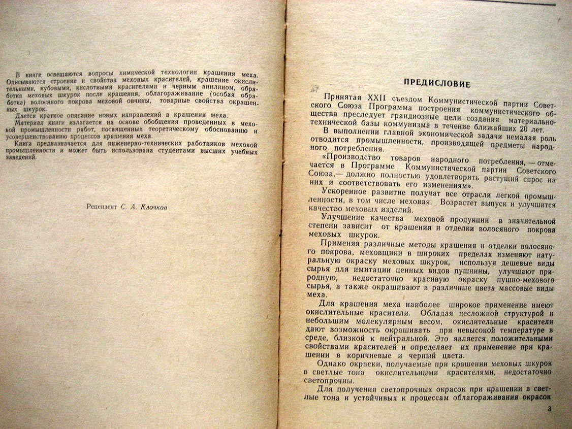 Родионов А. Крашение меха.