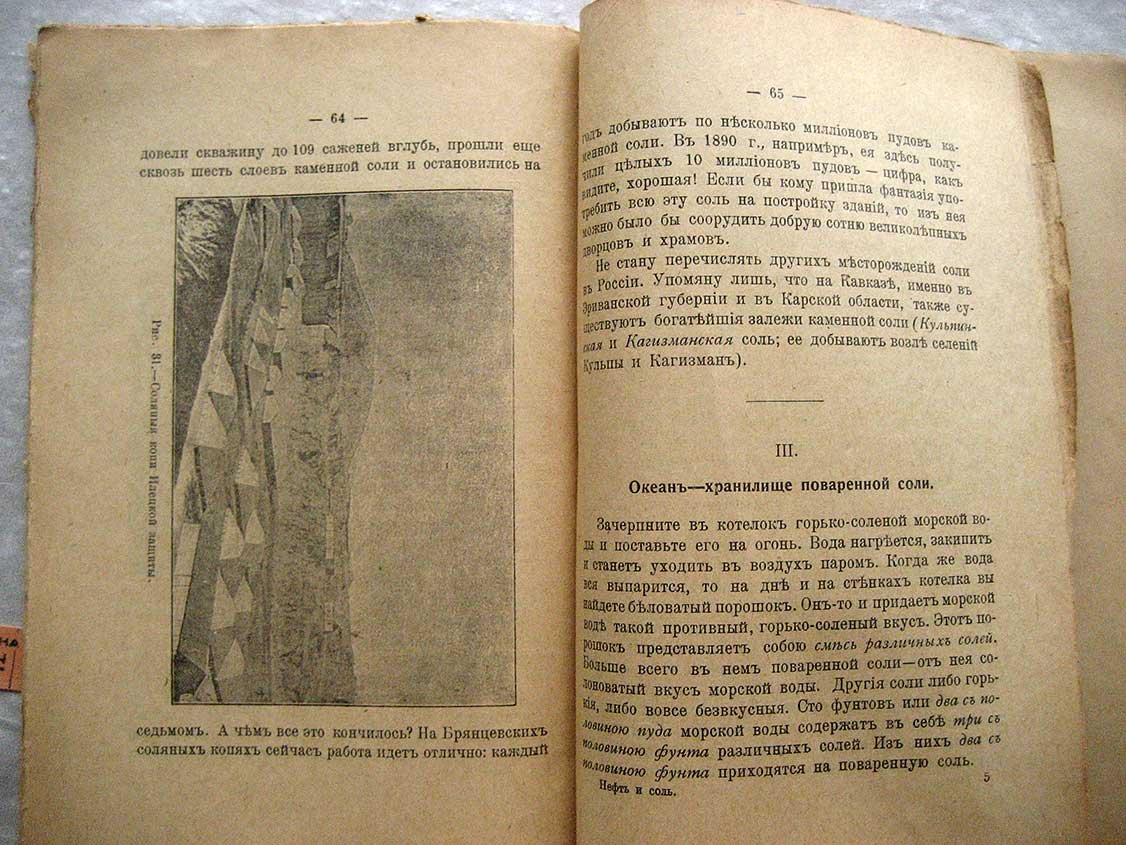 Лункевич В. Два драгоценных дара природы: нефть и соль.
