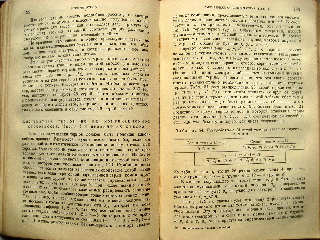 Рабинович Е., Тило Э. Периодическая система элементов. История и теория