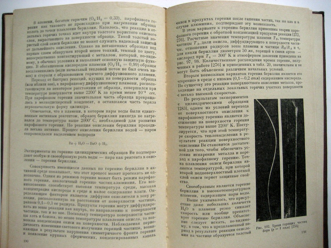 Похил П., Беляев А., Фролов Ю. и др. Горение порошкообразных металлов в активных средах.