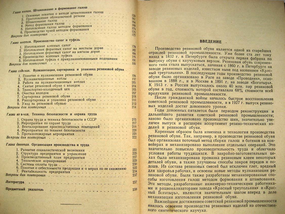 Мосин Н. Производство резиновой обуви.