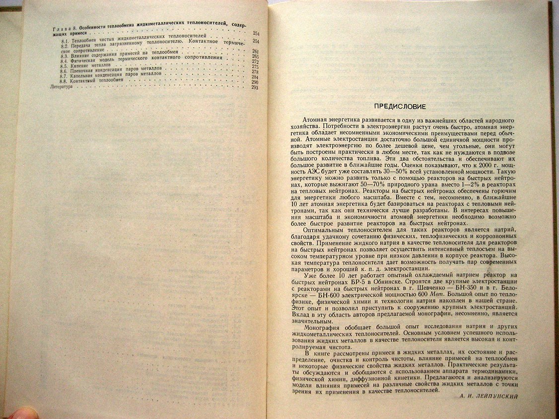 Субботин В., Ивановский М., Арнольдов М. Физико-химические основы применения жидкометаллических теплоносителей.