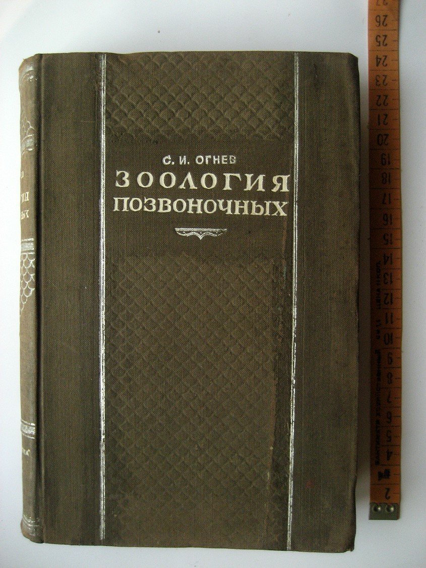 Огнев С. Зоология позвоночных.