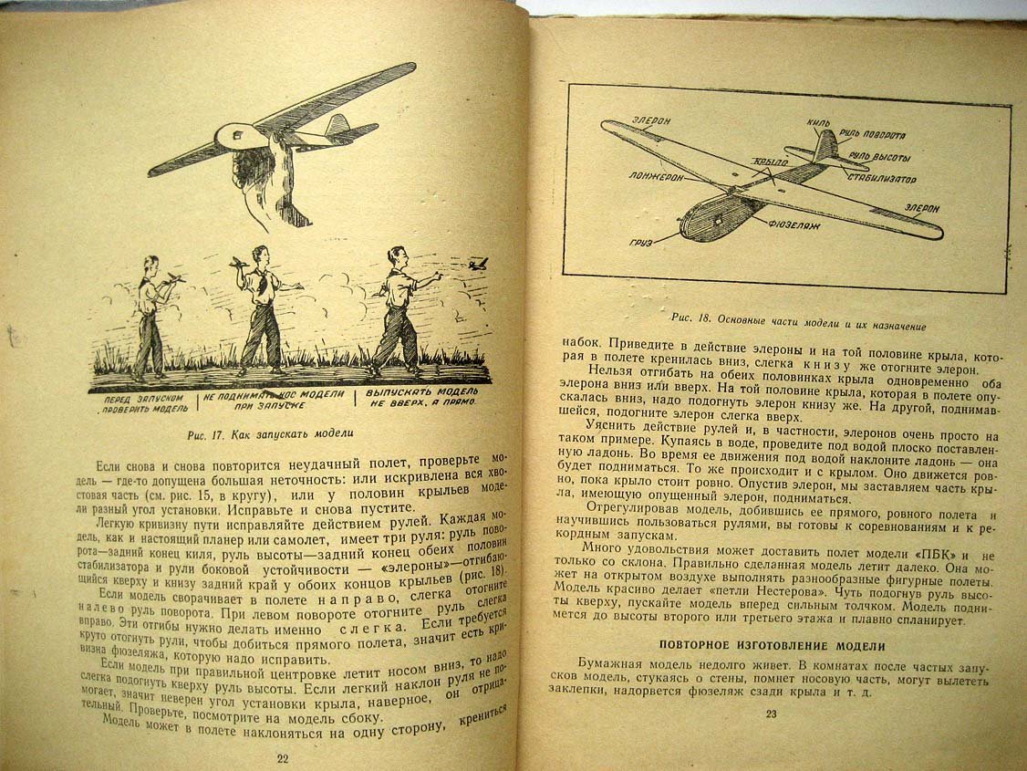 Анохин П. Бумажные летающие модели.