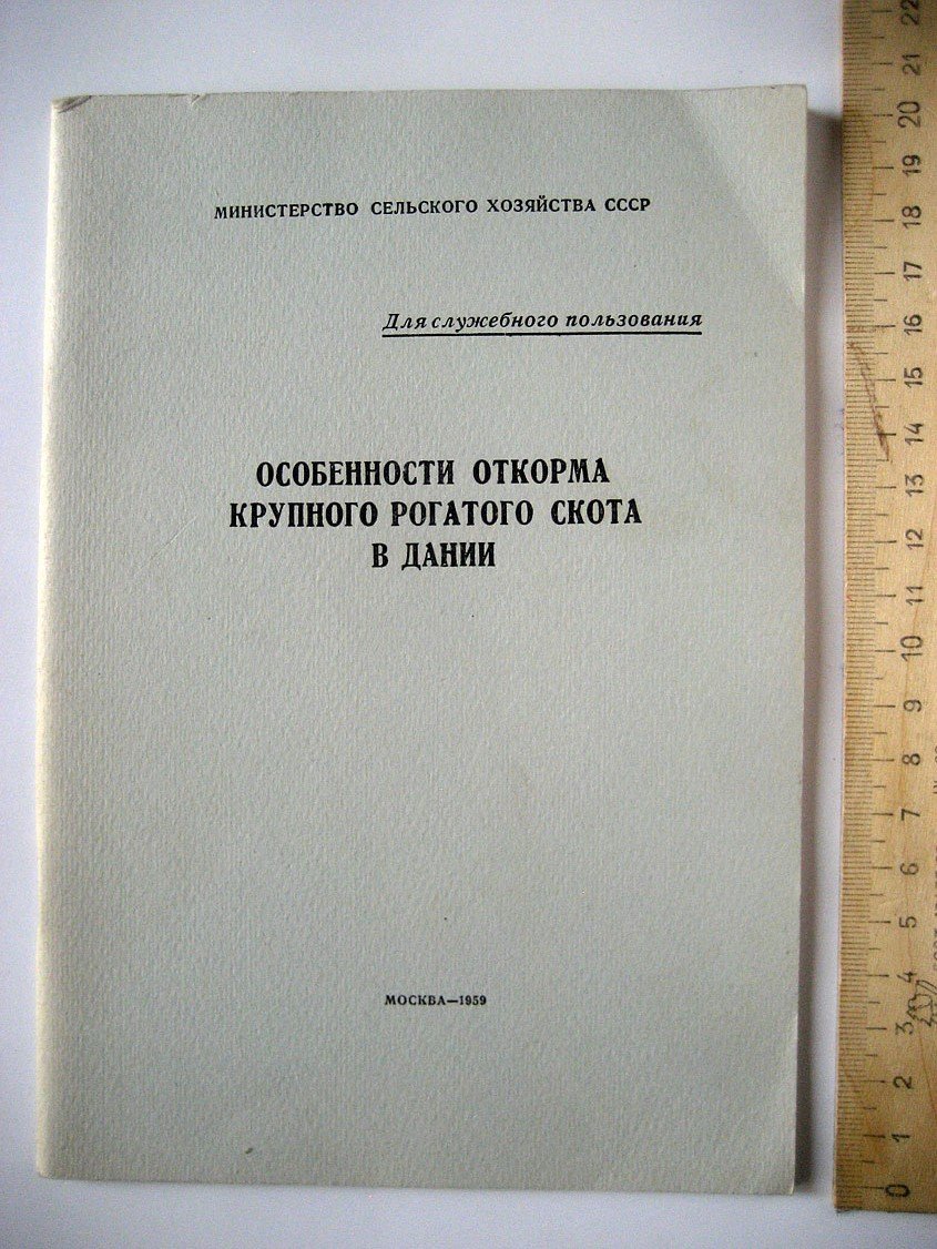 Особенности откорма крупного рогатого скота в Дании.