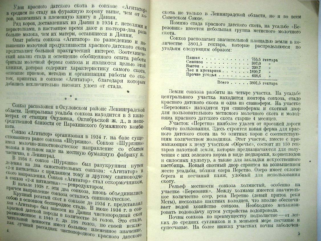 Доброхотов А. `Красный датский скот в совхозе ``Агитатор```.
