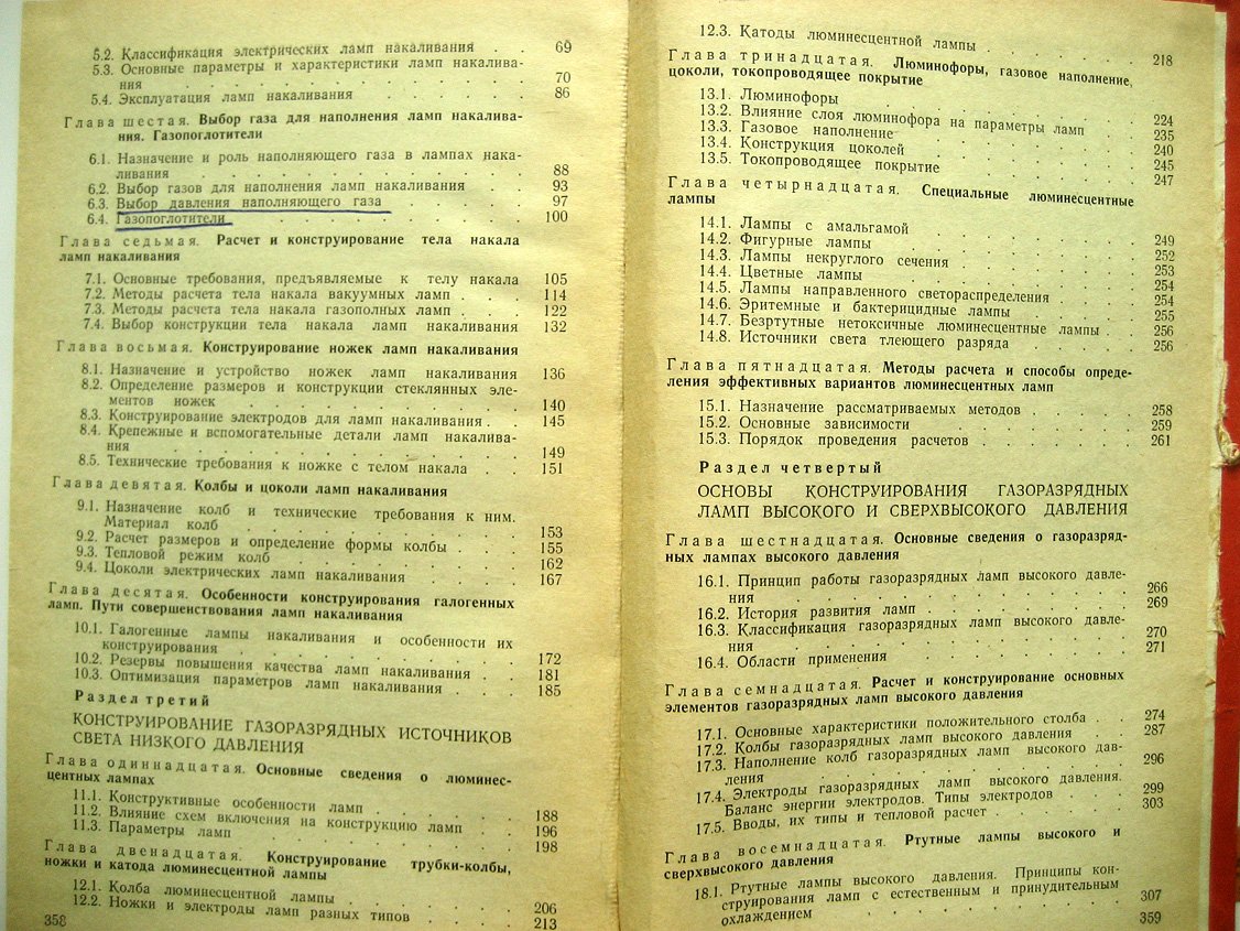 Пляскин П., Федоров В., Буханов Ю. Основы конструирования электрических источников света.