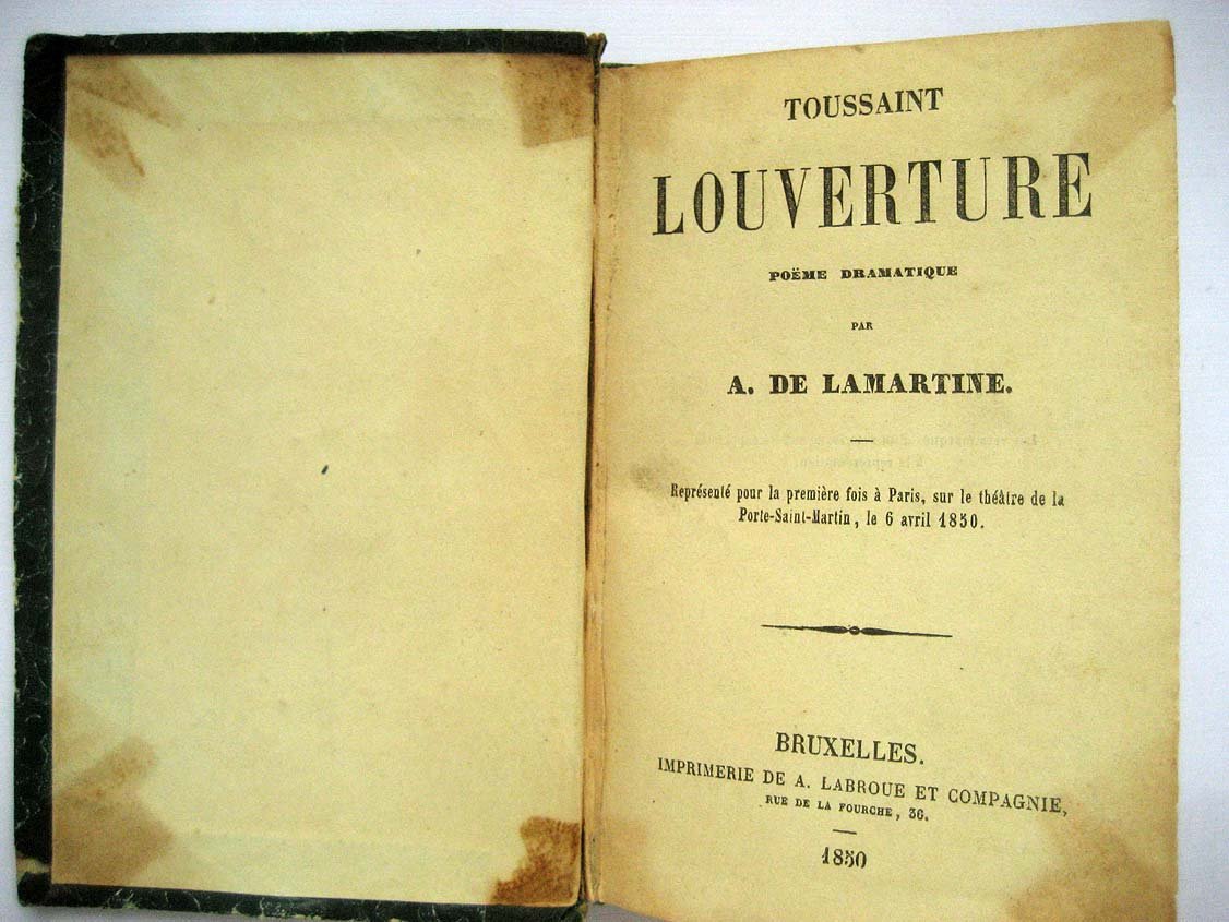 Lamartine A. Toussaint Louverture.